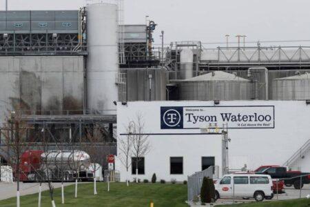 Managers at Tyson meat plant had betting pool on how many workers would get Covid, lawsuit alleges